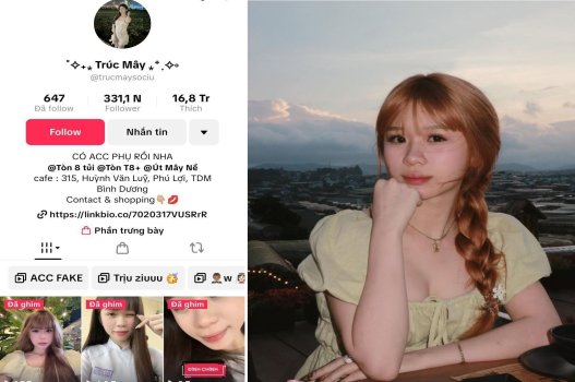 Lộ sex tiktoker Trúc Mây dâm đãng